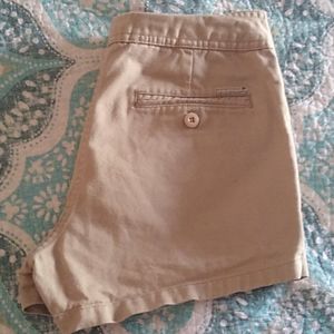 Billabong Khaki Twill Tan Shorts Size 1 EUC